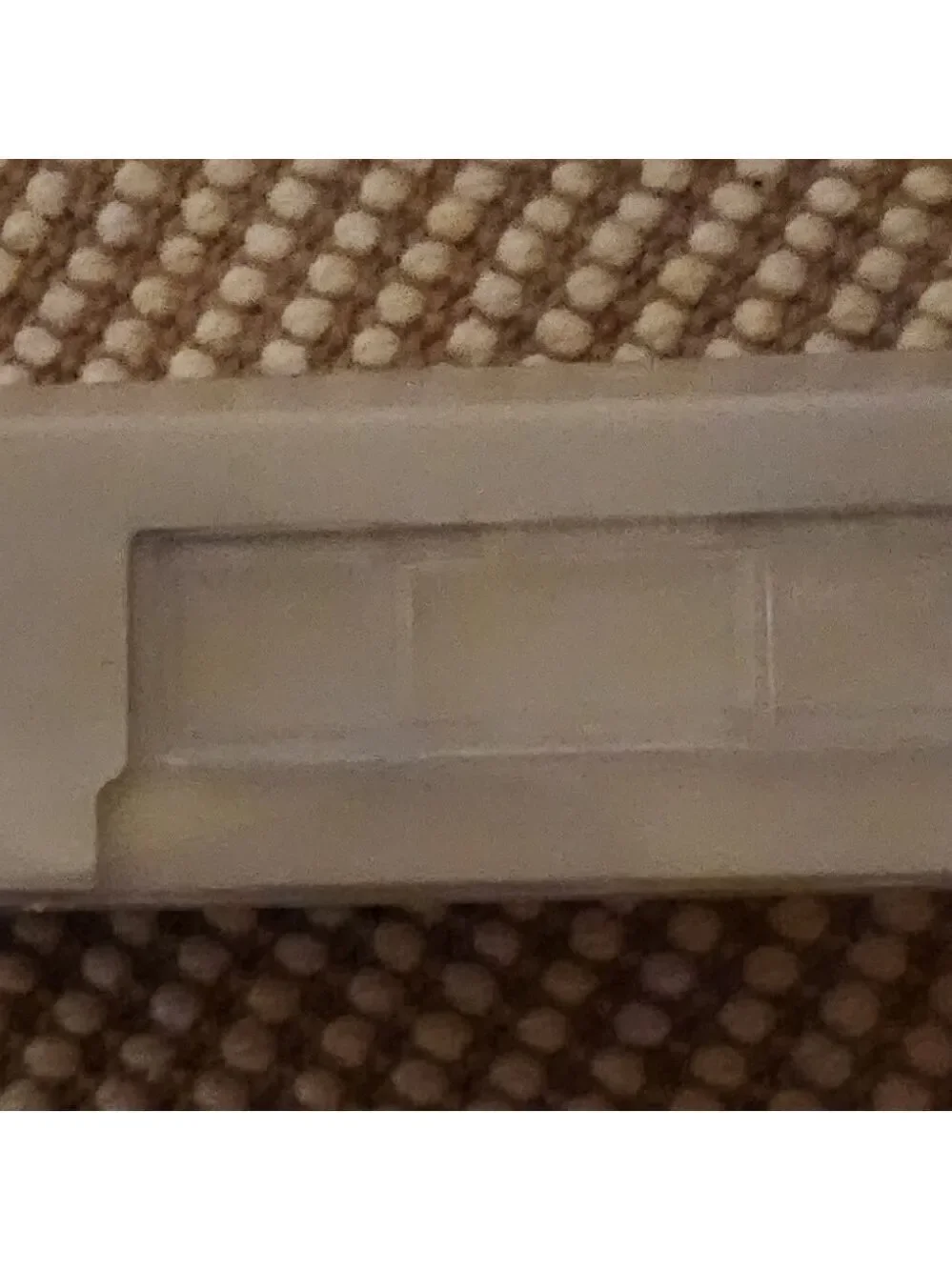 Self Adhesive White Corner Shower Shelf W/ Rotating (Lazy Susan Like) Base